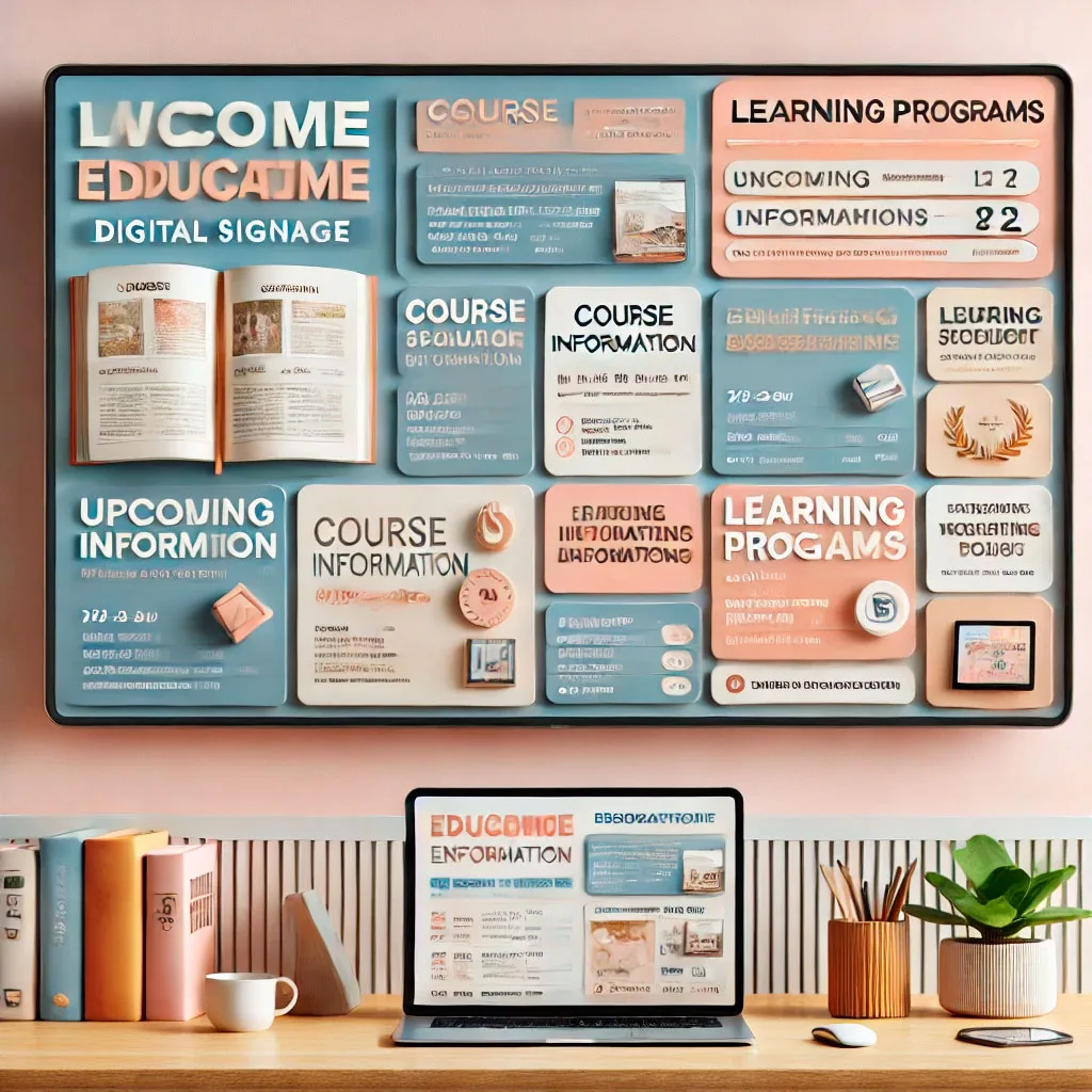 Solución de Digital Signage para educación