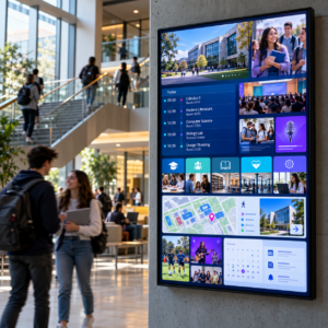 Solución de Digital Signage para educación