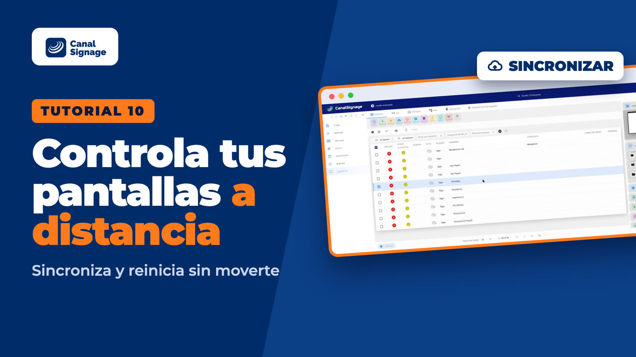 Tutorial 10: Controla tus pantallas de cartelería digital a distancia