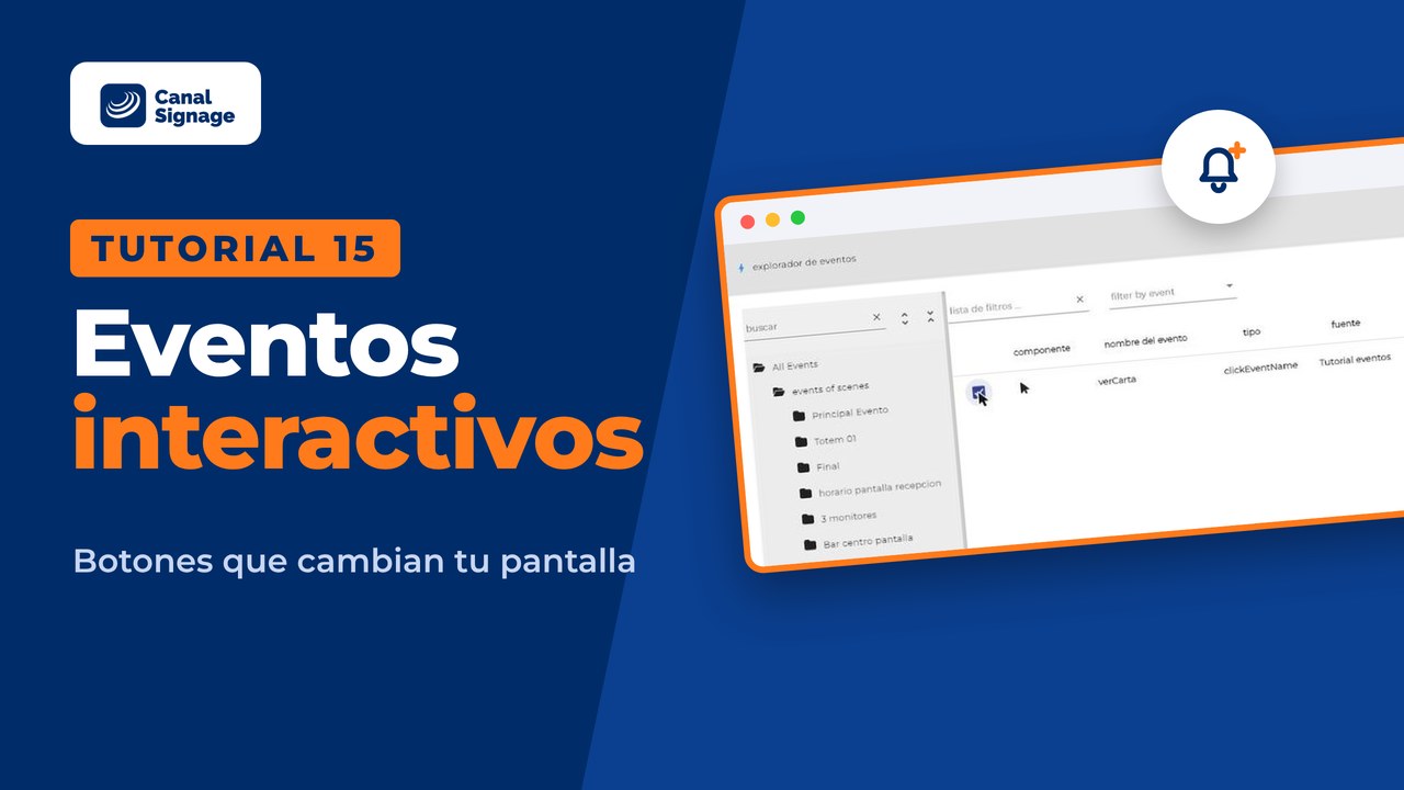 Tutorial 15: Eventos: botones que cambian el contenido de tu pantalla