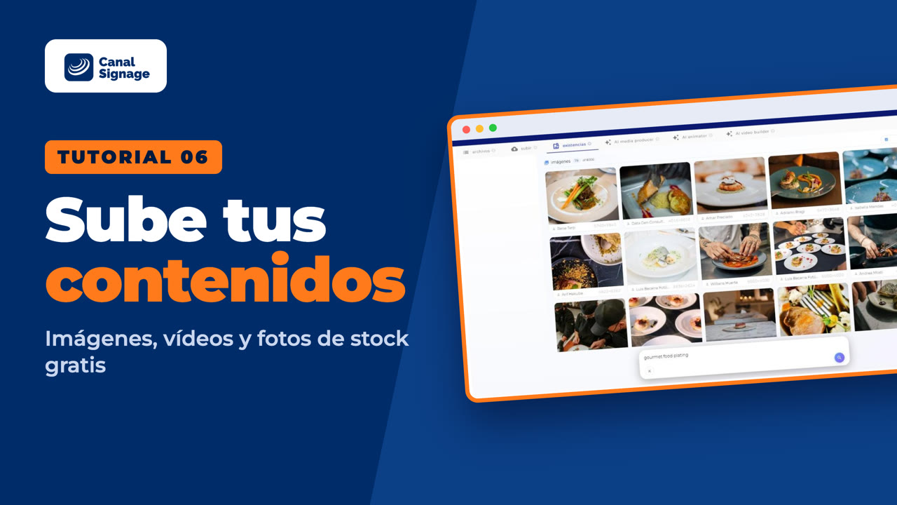 Tutorial 6: Cómo subir imágenes y vídeos a tu cartelería digital